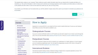 National College of Ireland > Courses > How to Apply | NCI