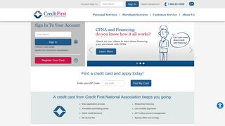 CFNA: Credit First National Association