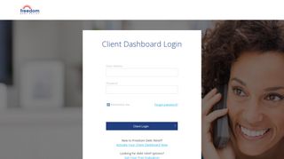 Client Dashboard - Freedom Debt Relief