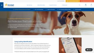 HomeAgain National Pet Recovery Database