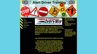Alert Driver Training ON-LINE DRIVER'S ED CLASS