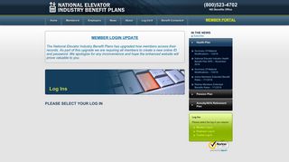 Log Ins | National Elevator Industry Benefit Plans