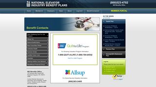 Benefit Contacts | National Elevator Industry Benefit Plans