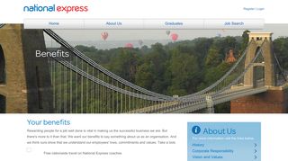 National Express Careers - Benefits