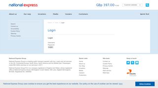 Login - National Express Group PLC