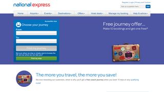 Free Journey offer | National Express Coaches