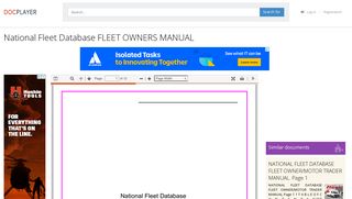 National Fleet Database FLEET OWNERS MANUAL - PDF