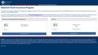 National Flood Insurance Program | Login