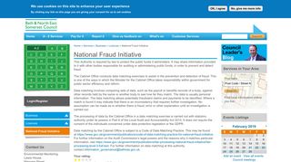 National Fraud Initiative | Bathnes
