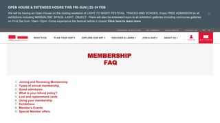 Membership FAQs | National Gallery Singapore