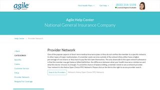 Provider Network For National General Insurance Company (National ...
