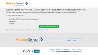 New Member Portal | National General Accident & Health