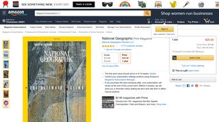 National Geographic: Amazon.com: Magazines