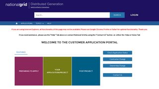 Customer Application Portal