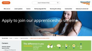 Apply to join our apprenticeship scheme – Network Rail