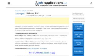 National Grid Application, Jobs & Careers Online - Job-Applications.com