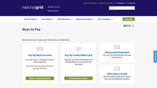 Pay Bill | Ways to Pay | National Grid