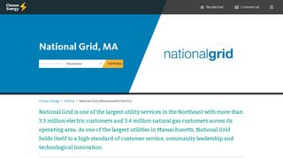 National Grid (MA Electric) | Choose Energy®
