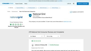 Top 473 Reviews and Complaints about National Grid