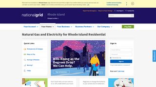 Rhode Island Natural Gas & Electricity | Home | National Grid