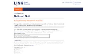 National Grid - Link Share Deal
