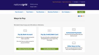 Pay Bill | Ways to Pay | National Grid