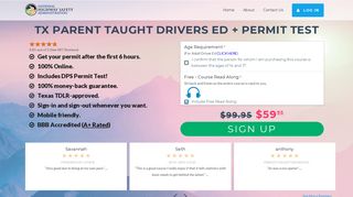 tx parent taught drivers ed online - National Highway Safety ...