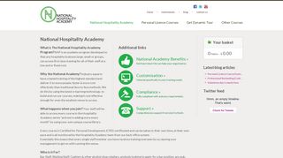 National Hospitality Academy | Personal Licence Courses