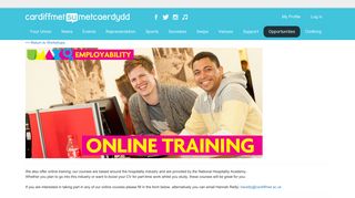 Online Training - Cardiff Met Students' Union