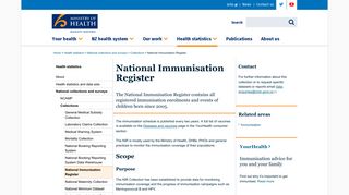 National Immunisation Register | Ministry of Health NZ