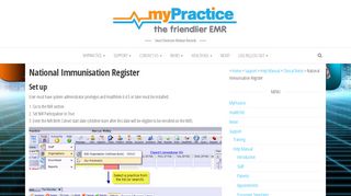National Immunisation Register - myPractice