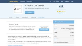 National Life Group Reviews | Life Insurance Companies | Best ...