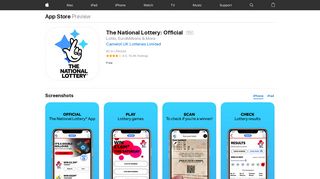 The National Lottery: Official on the App Store - iTunes - Apple