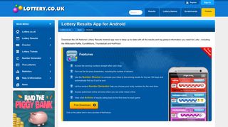 Lottery Results App | Android - Free Download