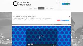 National Lottery Retailer Reward Programme - Corporate Innovations