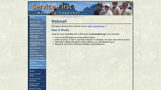 Webmail - USDA Forest Service