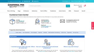 National Pen Customer Service - Contact Us | National Pen