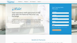 Appriss :: NPLEx - National Precursor Log Exchange
