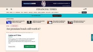 Are premium bonds still worth it? | Financial Times