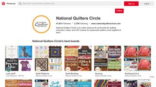National Quilters Circle (natquilterscir) on Pinterest