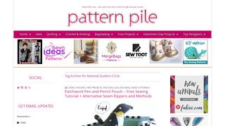 National Quilters Circle | PatternPile.com - sew, quilt, knit and crochet ...