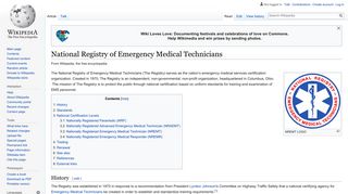 National Registry of Emergency Medical Technicians - Wikipedia