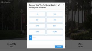 The National Society of Collegiate Scholars - Givebutter