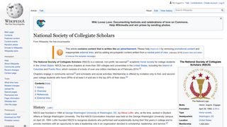 National Society of Collegiate Scholars - Wikipedia
