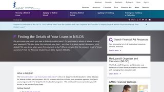 Finding the Details of Your Loans in NSLDS - AAMC Students