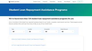 Student Loan Repayment Assistance Programs - Student Loan Hero