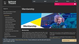 Memberships: Join or Renew | National Theatre