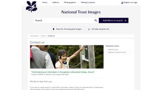 Contact us | National Trust Images