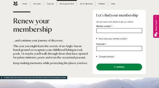 Renew your membership - National Trust