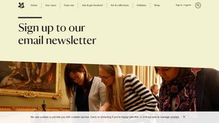 Sign up to our email newsletter | National Trust